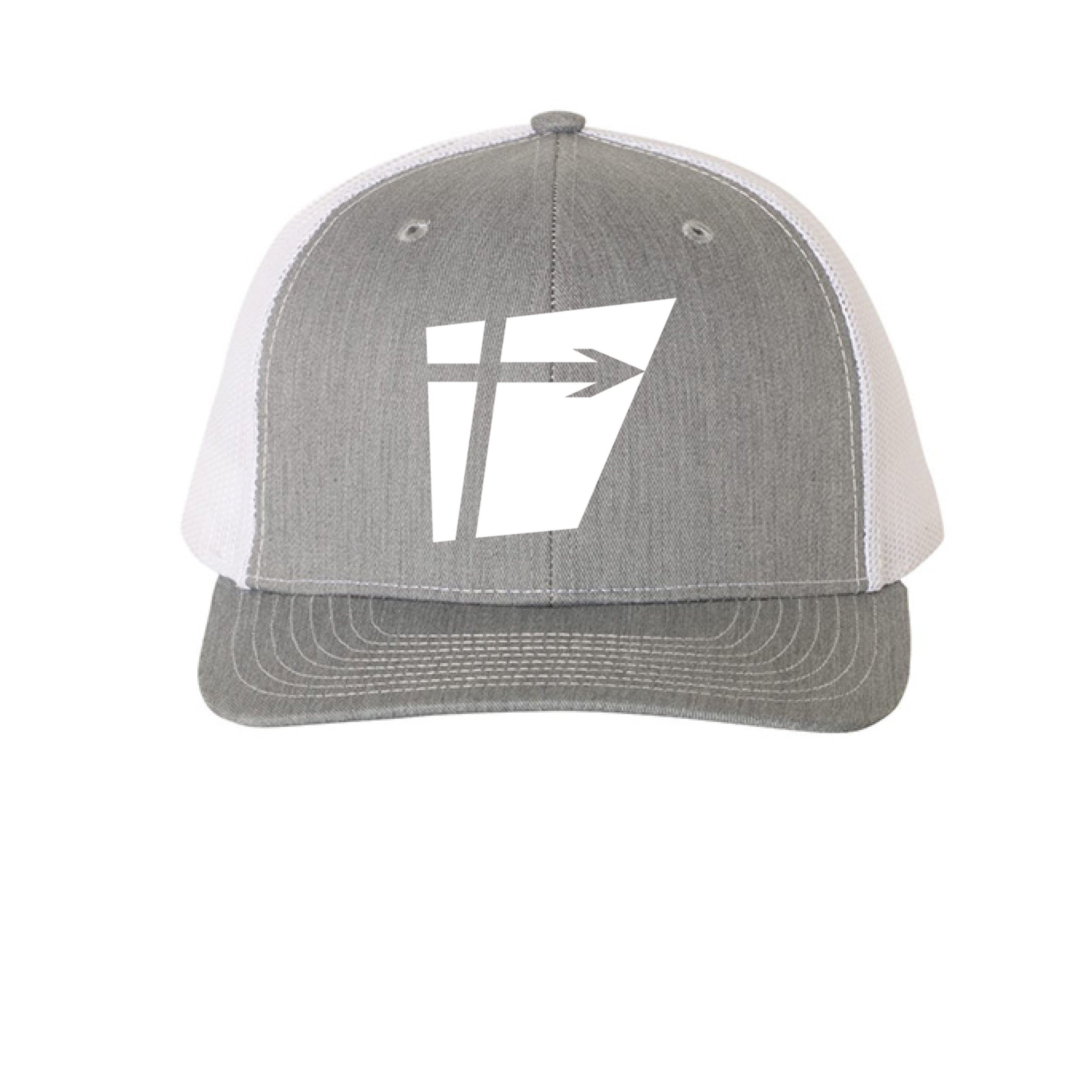 Heather Grey/ White - FRONT
